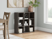 Sam's Furniture - Ashley Furniture - Piperton Nine Cube Organizer - Nine Cube Organizer / Charcoal - EA5514-3X3