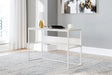 Sam's Furniture - Ashley Furniture - Deznee Office Desk - Home Office Desk / White - H162-14