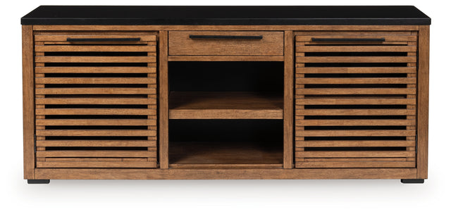 Sam's Furniture - Ashley Furniture - Kallari Bookcase - Credenza / Warm Brown/Black - H737-60