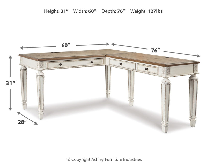 Realyn 60" Home Office Desk