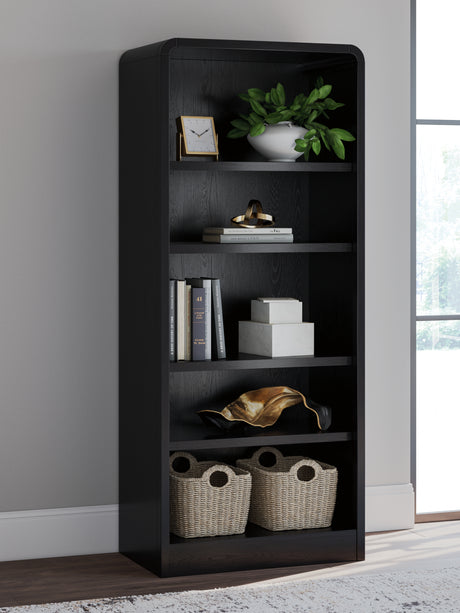 Sam's Furniture - Ashley Furniture - Rowanbeck Bookcase - Large Bookcase / Black - H821-17