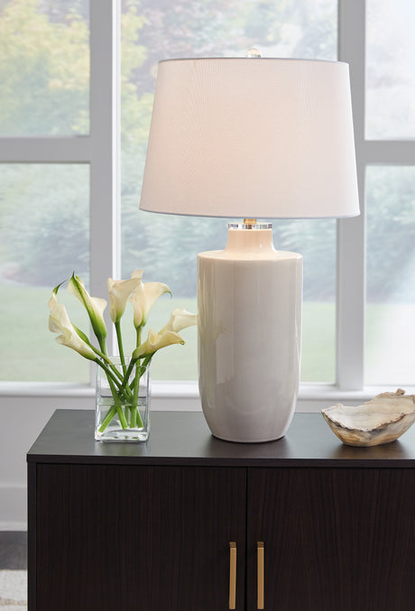 Sam's Furniture - Ashley Furniture - Cylener Lighting - Table Lamp (Set of 2) / Off White - L100794X2