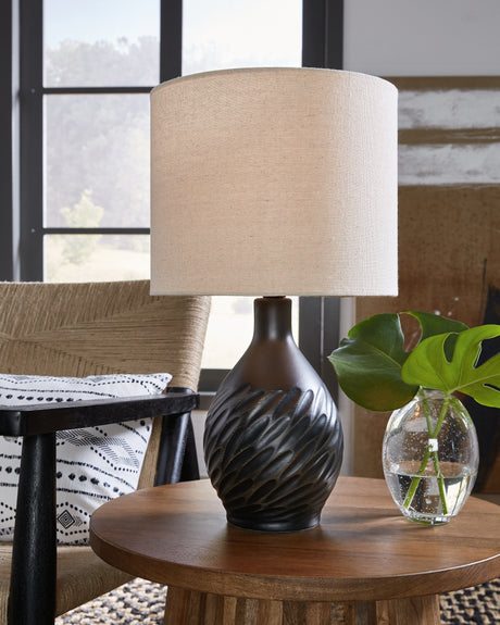 Sam's Furniture - Ashley Furniture - Garinton Lighting - Table Lamp (Set of 2) / Black - L180184X2