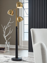Sam's Furniture - Ashley Furniture - Sorcha Lighting - Metal Floor Lamp (1/CN) - L206111