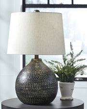 Sam's Furniture - Ashley Furniture - Maire Lighting - Table Lamp (Set of 2) / Black/Gold Finish - L207294X2
