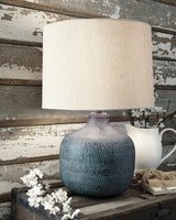 Sam's Furniture - Ashley Furniture - Malthace Lighting - Table Lamp (Set of 2) / Patina - L207304X2