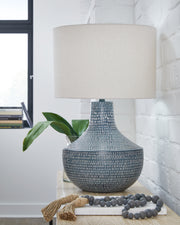 Sam's Furniture - Ashley Furniture - Schylarmont Lighting - 2-Piece Lamp Set / Antique Gray/White - L207474X2