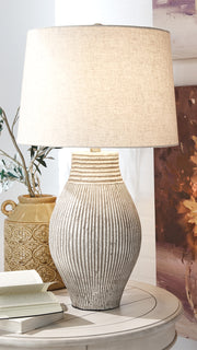 Sam's Furniture - Ashley Furniture - Layal Lighting - Table Lamp (Set of 2) / Beige - L235634X2