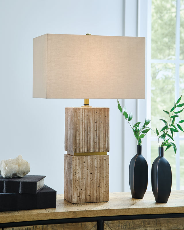 Sam's Furniture - Ashley Furniture - Laddner Lighting - Poly Table Lamp (1/CN) - L236054