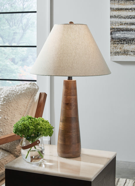 Sam's Furniture - Ashley Furniture - Danset Lighting - Table Lamp (Set of 2) / Brown - L329104X2