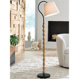 Sam's Furniture - Ashley Furniture - Corinwell Lighting - Wood Floor Lamp (1/CN) - L329131