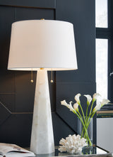 Sam's Furniture - Ashley Furniture - Laurellen Lighting - 2-Piece Lamp Set / White - L429064X2