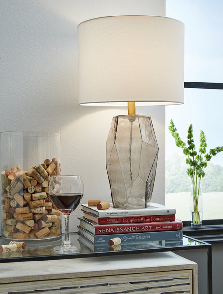 Sam's Furniture - Ashley Furniture - Taylow Lighting - Table Lamp (Set of 2) / Gray - L430794X2