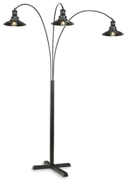 Sam's Furniture - Ashley Furniture - Sheriel Lighting - Metal Arc Lamp (1/CN) / Black - L725059