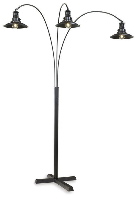 Sam's Furniture - Ashley Furniture - Sheriel Lighting - Metal Arc Lamp (1/CN) / Black - L725059
