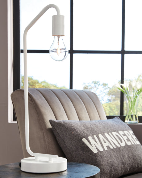 Sam's Furniture - Ashley Furniture - Covybend Lighting - Metal Desk Lamp (1/CN) / White - L734322