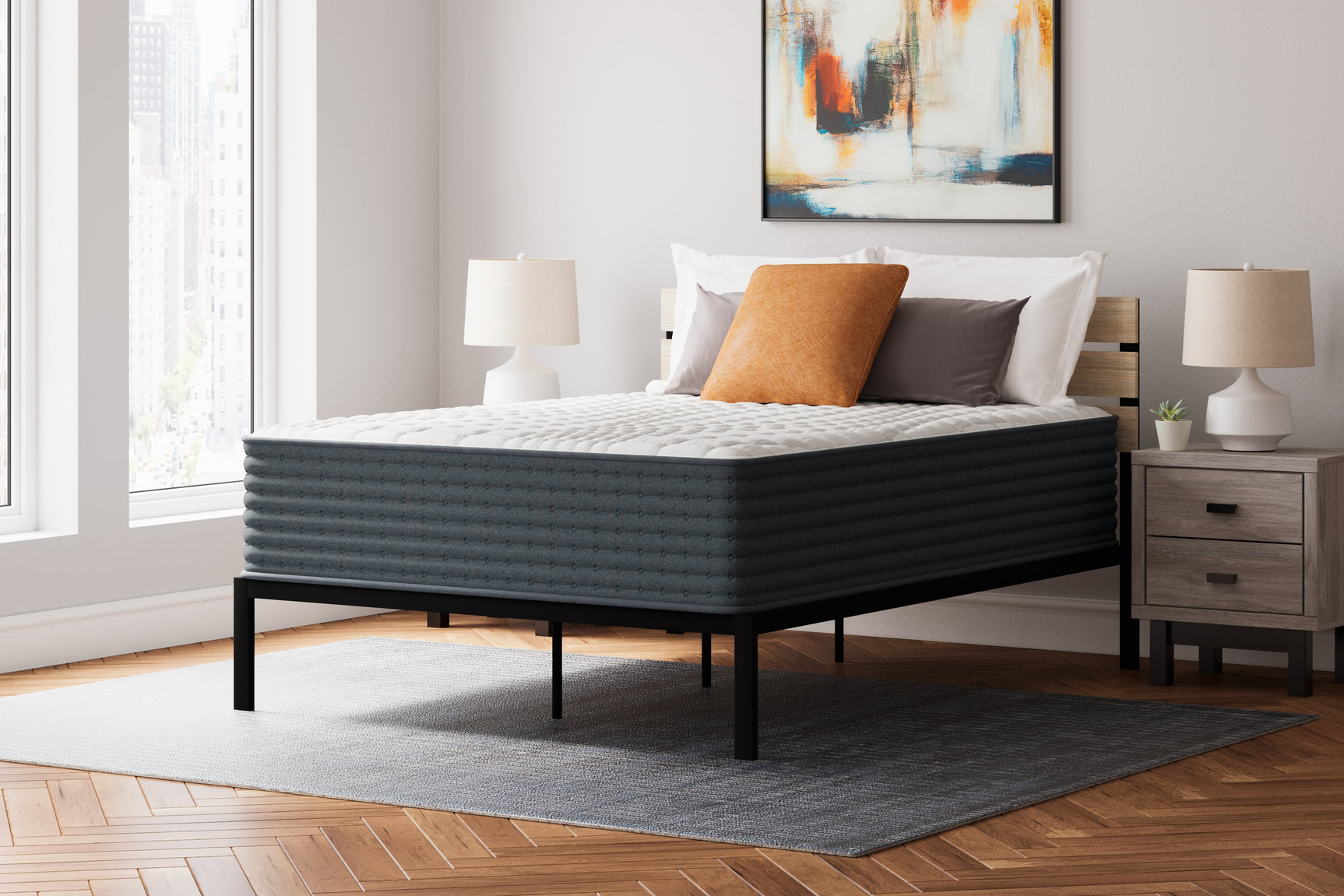 Sam's Furniture - Ashley Furniture - Hybrid 1400 Mattresses - California King / White - M43751