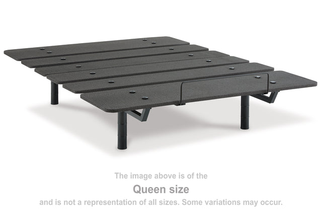 Sam's Furniture - Ashley Furniture - Cosmic Power Base Twin XL Adjustable Base - Twin XL Adjustable Base / Black - M8X272