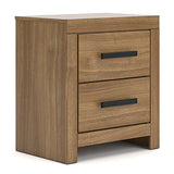 Sam's Furniture - Ashley Furniture - Broachmyn Bedroom - Two Drawer Night Stand / Auburn - PCB1116-92
