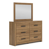 Sam's Furniture - Ashley Furniture - Broachmyn Bedroom - Bedroom Mirror / Auburn - PCB1116-36