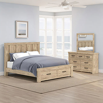 Sam's Furniture - Ashley Furniture - Oliandon Bedroom - Bedroom Mirror / Light Brown - PCB2844-36