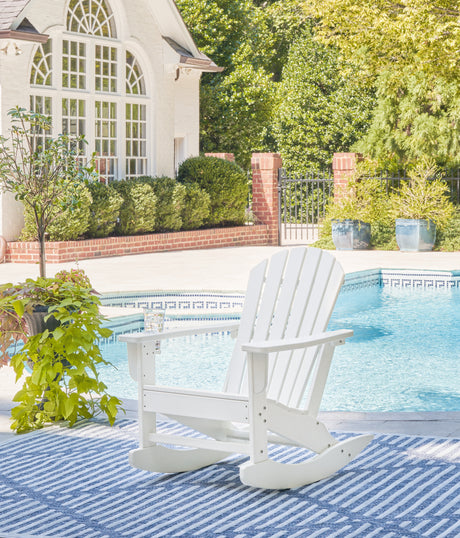 Sam's Furniture - Ashley Furniture - Sundown Treasure Outdoor - Rocking Chair / White - P011-827