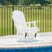 Sam's Furniture - Ashley Furniture - Hyland wave Outdoor - Swivel Glider Chair / White - P111-820