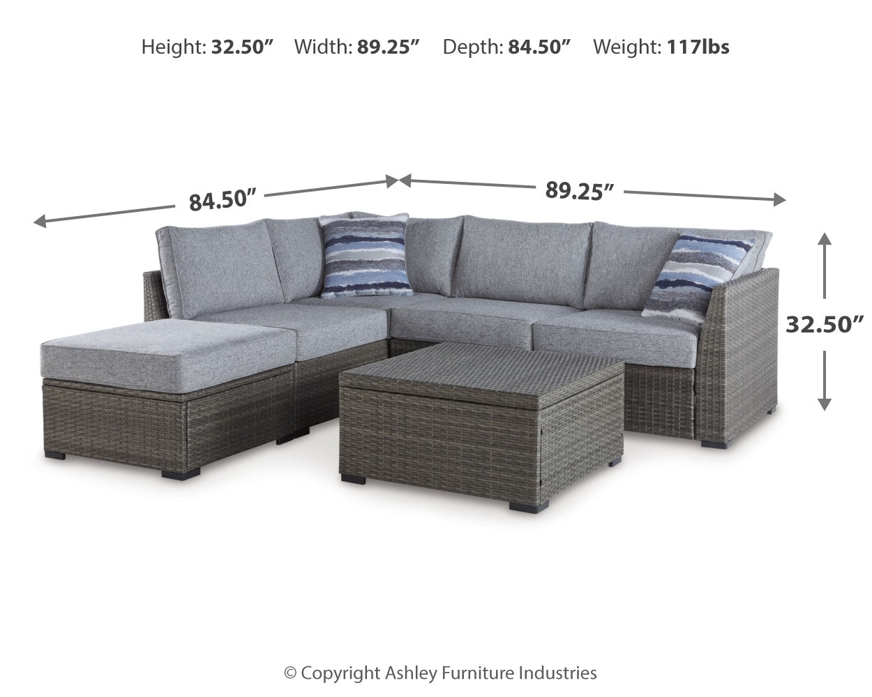 ルイス　アンバーグ　51㌢ Sam's Furniture - Ashley Furniture - Petal Road Outdoor