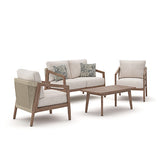 Sam's Furniture - Ashley Furniture - Nature Lane Outdoor - Sofa/Chairs/Table Set (4/CN) - PCP355-081