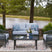 Sam's Furniture - Ashley Furniture - Bridges Beach Outdoor - Love/Chairs/Table Set (4/CN) / Gray - PCP391-080