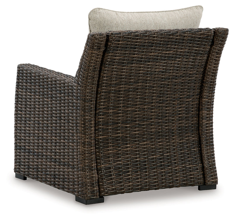 Brook Ranch Outdoor Lounge Chair with Cushion