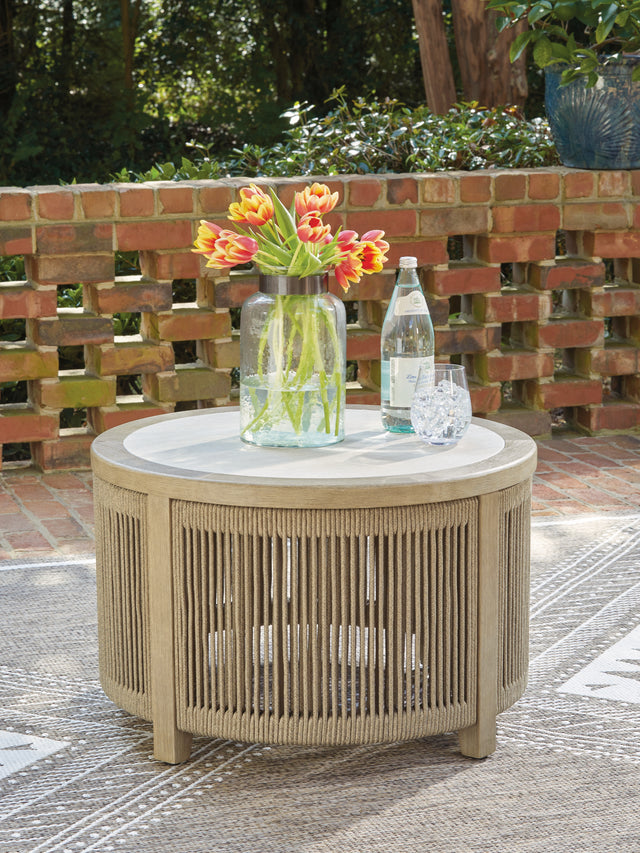 Sam's Furniture - Ashley Furniture - Spooners Cove Outdoor - Round Cocktail Table - PCP469-708