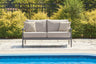 Sam's Furniture - Ashley Furniture - Ocean Beach Outdoor - Loveseat w/Cushion - PCP510-835