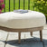 Sam's Furniture - Ashley Furniture - Serene Bay Outdoor - Ottoman with Cushion / Dark Brown/White - P671-814