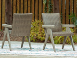 Sam's Furniture - Ashley Furniture - Cliff Trails Outdoor - Arm Chair (Set of 2) / Beige - PCP690-601A