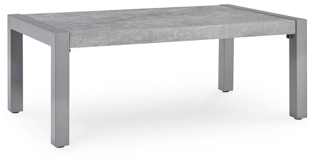 Sam's Furniture - Ashley Furniture - Hurley Park Outdoor - Sofa with Cushion / Gray - PCP695-838