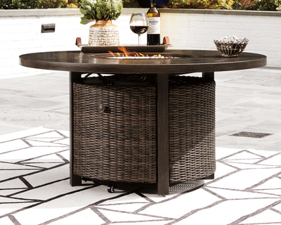 Paradise Trail Bar Table with Fire Pit