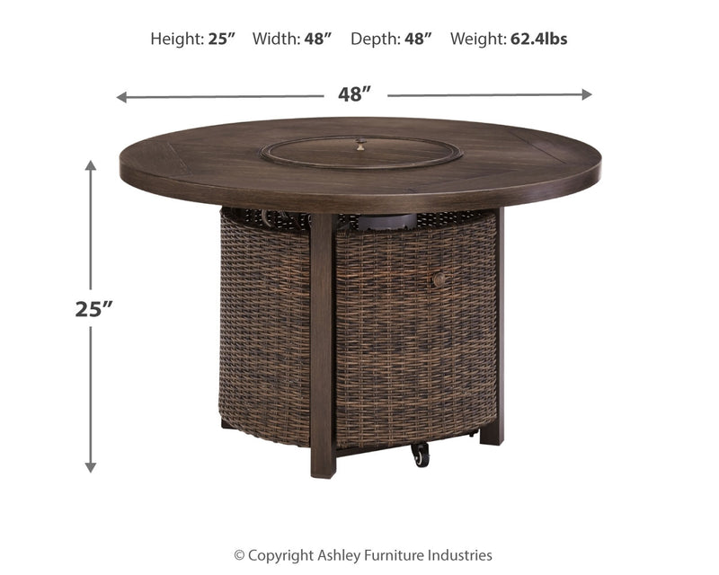 Paradise Trail Bar Table with Fire Pit