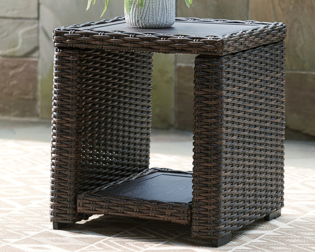 Sam's Furniture - Ashley Furniture - Grasson Lane Outdoor - Square End Table / Brown - P783-702