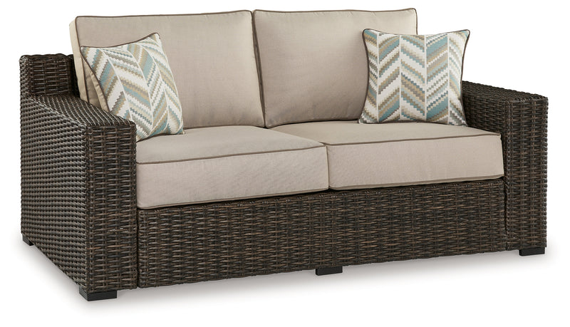 Coastline Bay Outdoor Loveseat with Cushion