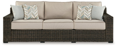 Coastline Bay Outdoor Loveseat with Cushion