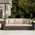 Sam's Furniture - Ashley Furniture - Coastline Bay Outdoor - Sofa with Cushion / Brown - P784-838