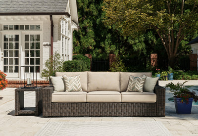 Coastline Bay Outdoor Loveseat with Cushion