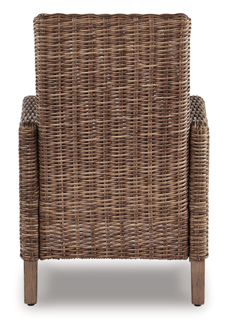 Beachcroft Outdoor Curved Corner Chair with Cushion