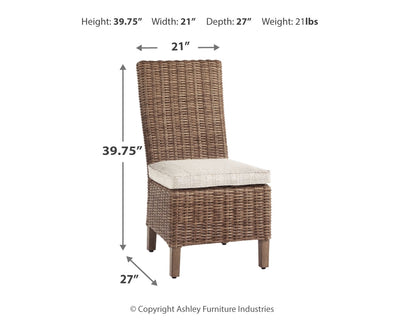 Beachcroft Outdoor Curved Corner Chair with Cushion