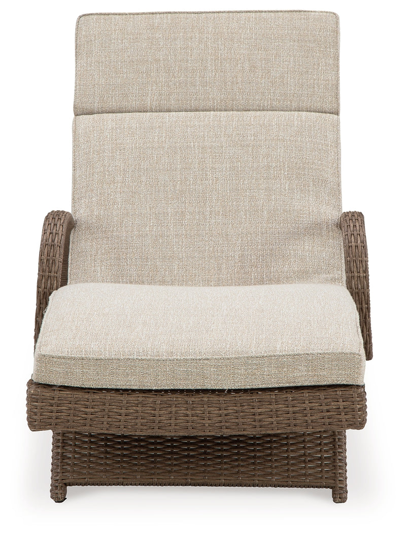 Beachcroft Outdoor Curved Corner Chair with Cushion