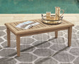 Sam's Furniture - Ashley Furniture - Gerianne Outdoor - Rectangular Cocktail Table / Grayish Brown - P805-701