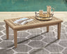 Sam's Furniture - Ashley Furniture - Gerianne Outdoor - Rectangular Cocktail Table / Grayish Brown - P805-701