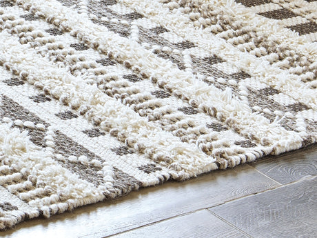 Sam's Furniture - Ashley Furniture - Karalee Rug - 5' x 7' Rug / Ivory/Brown - R404442