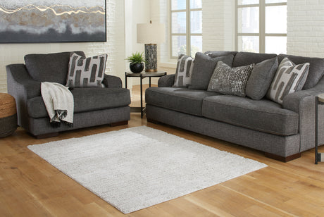 Sam's Furniture - Ashley Furniture - Ivygail Rug - 5' x 7' Rug / Gray - R404512